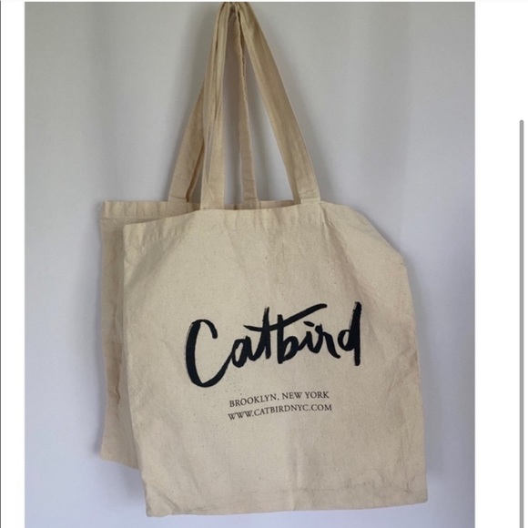 BRAND NEW Catbird Brooklyn Reusable Canvas Tote - Picture 2 of 2